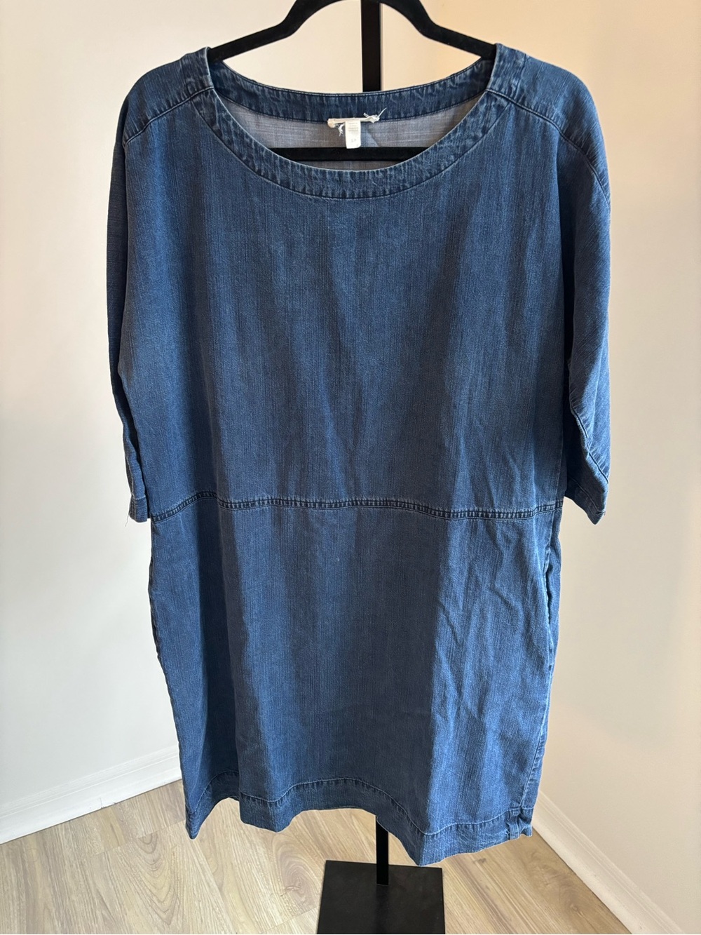 Eileen Fisher Indigo Denim Tunic Dress
